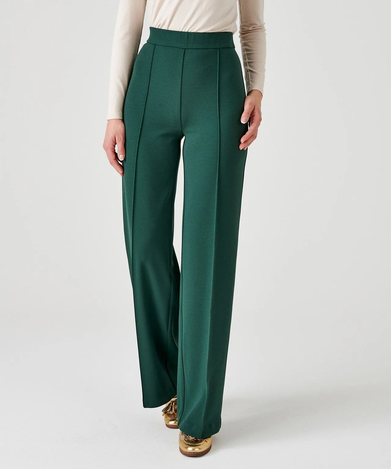 Secret Wide-Leg Comfort Fit Trousers