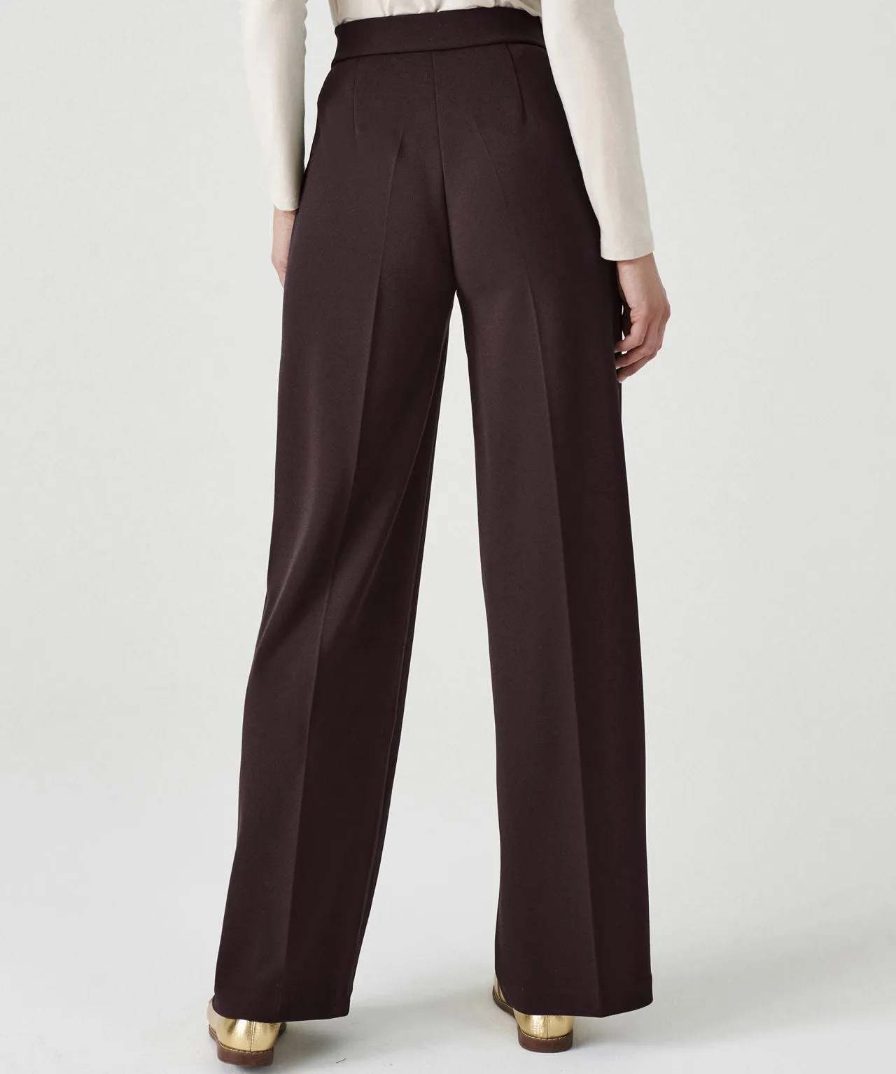 Secret Wide-Leg Comfort Fit Trousers