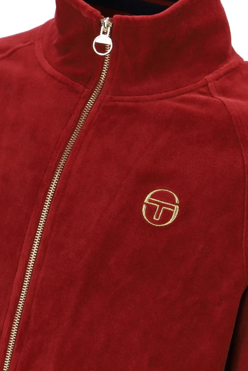 Sun Dried Tomato Sergio Tacchini Court Velour Track Jacket