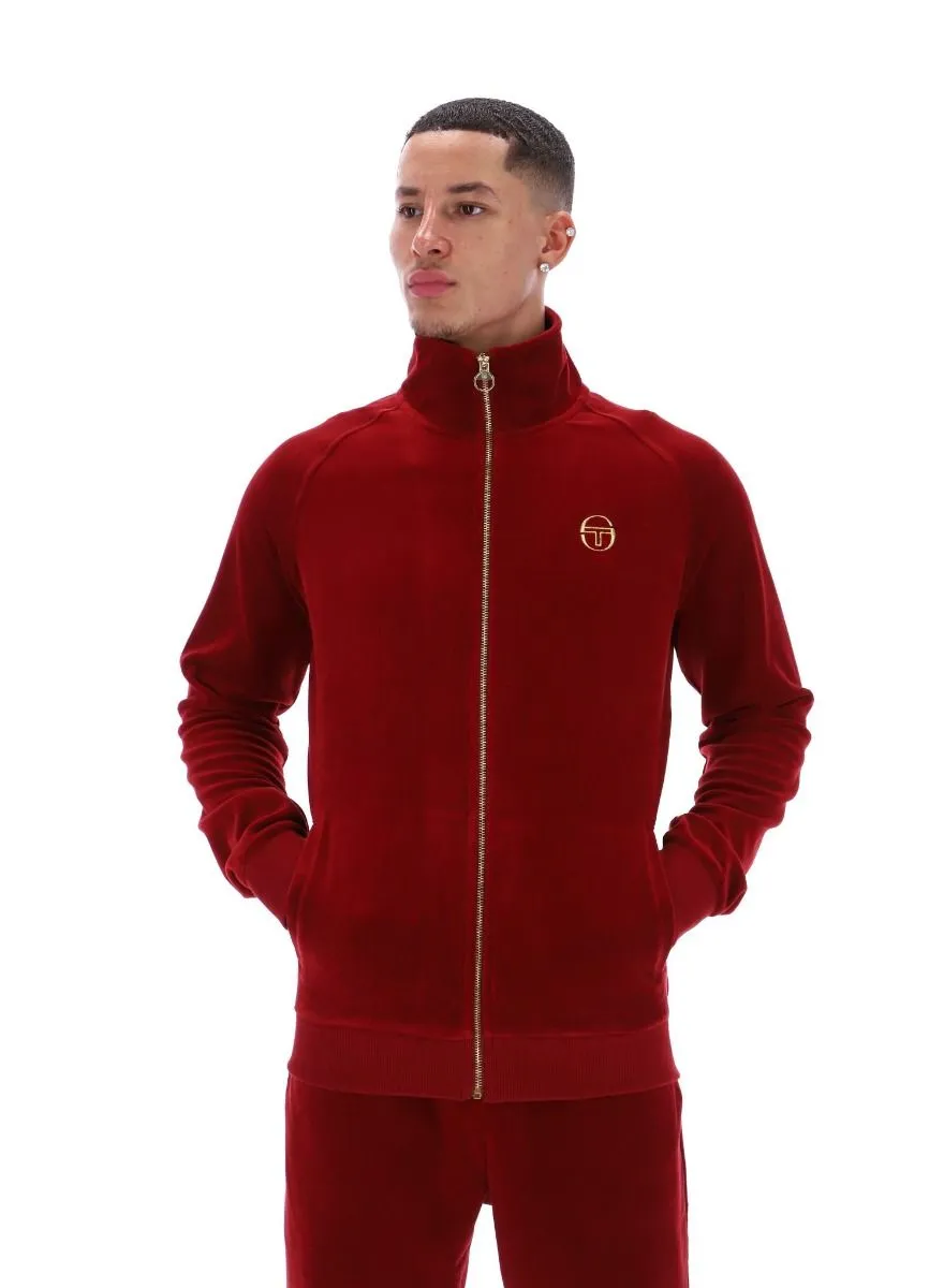 Sun Dried Tomato Sergio Tacchini Court Velour Track Jacket