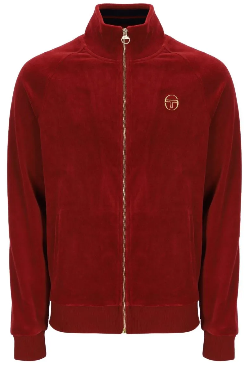 Sun Dried Tomato Sergio Tacchini Court Velour Track Jacket