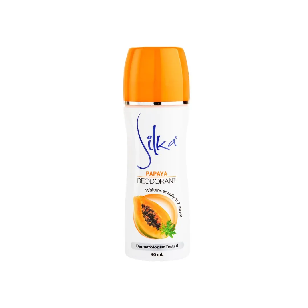 Silka papaya Clarifiant Deodorant Roll On 40 ml