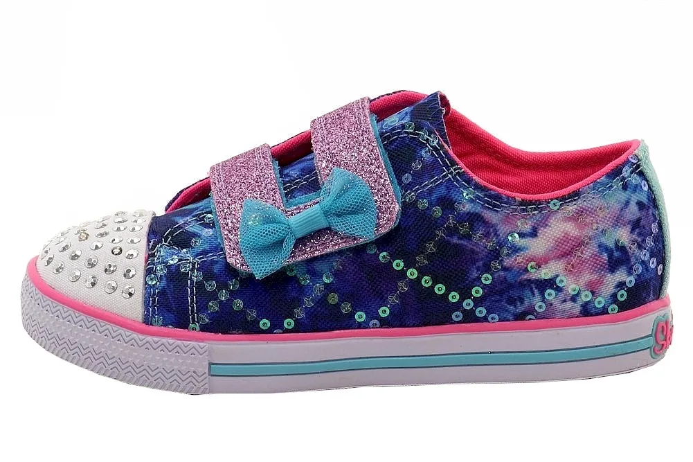 Skechers Toddler Girl's Twinkle Toes S Light Chit Chat Lil Chatty Sneakers Shoes
