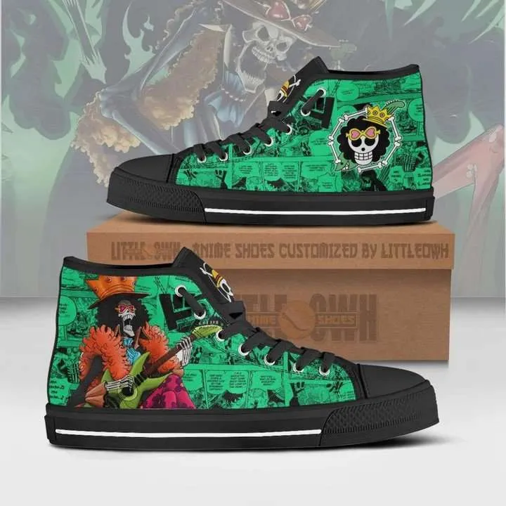 Soul King Brook Converse Snakers One Piece Anime