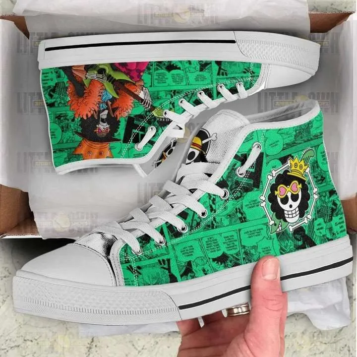 Soul King Brook Converse Snakers One Piece Anime