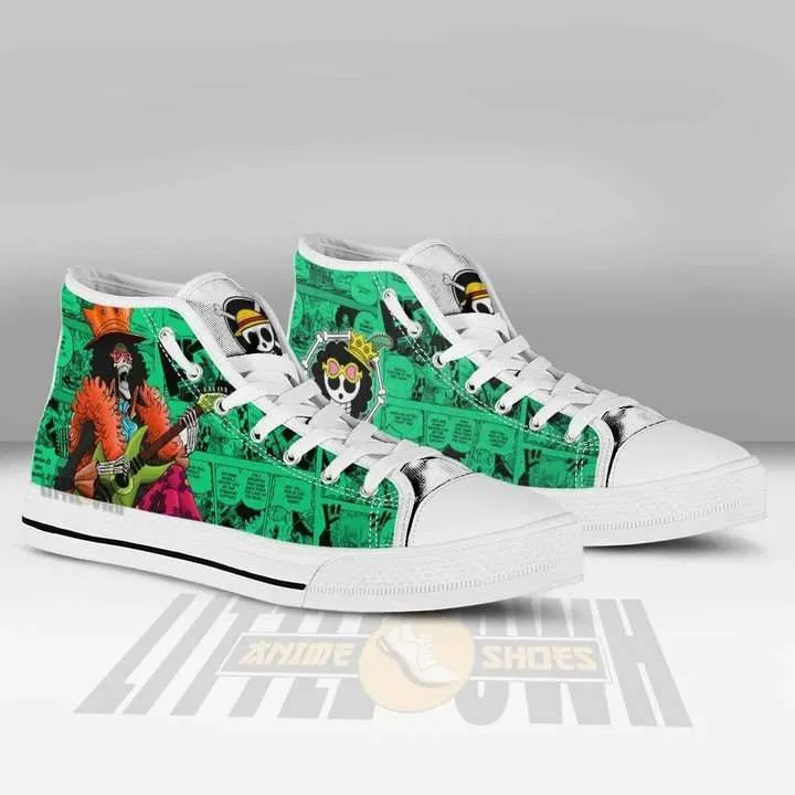 Soul King Brook Converse Snakers One Piece Anime