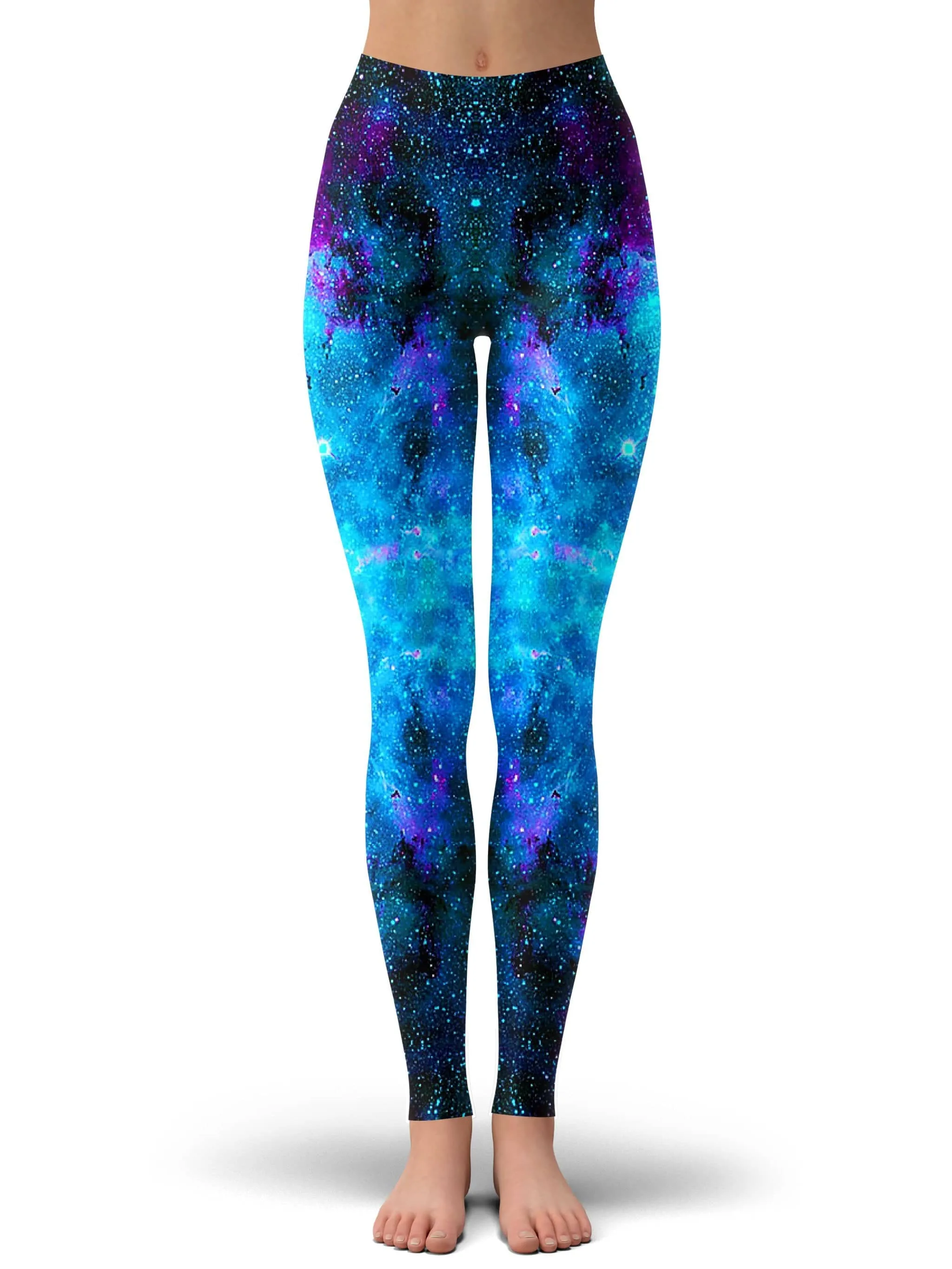 Space-themed Hoodie Dress and Leggings Set