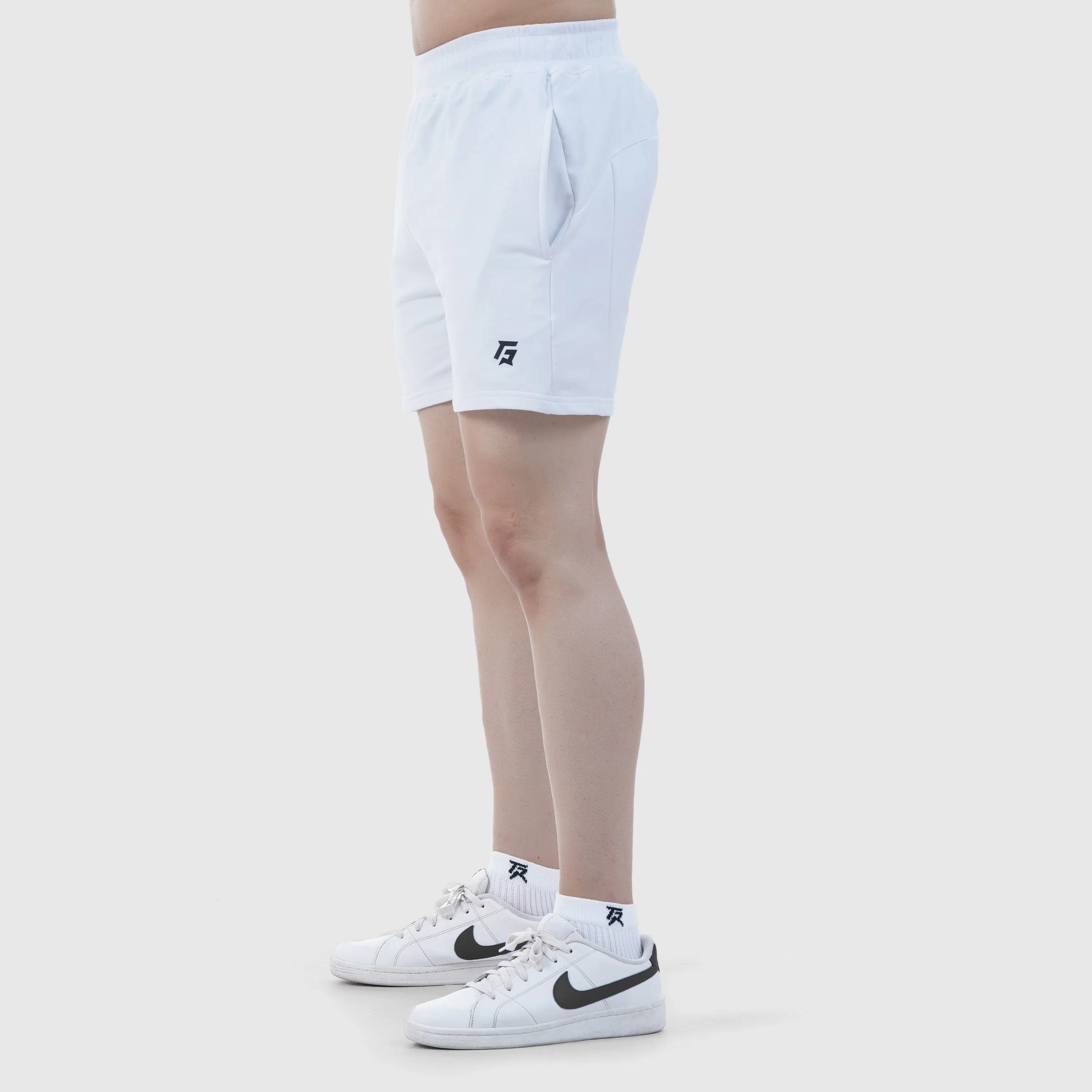 SpeedFlex White Shorts