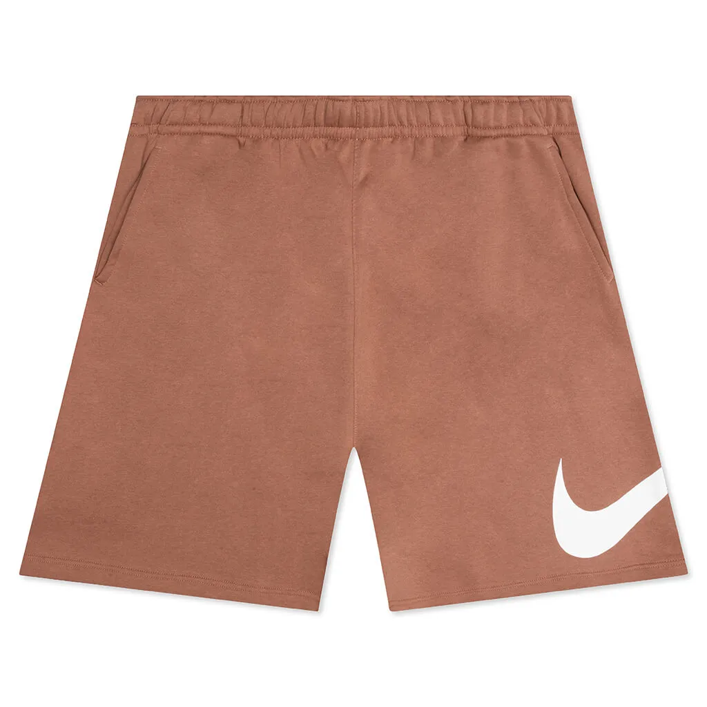 Sportswear Club Graphic Shorts Mineral Clay