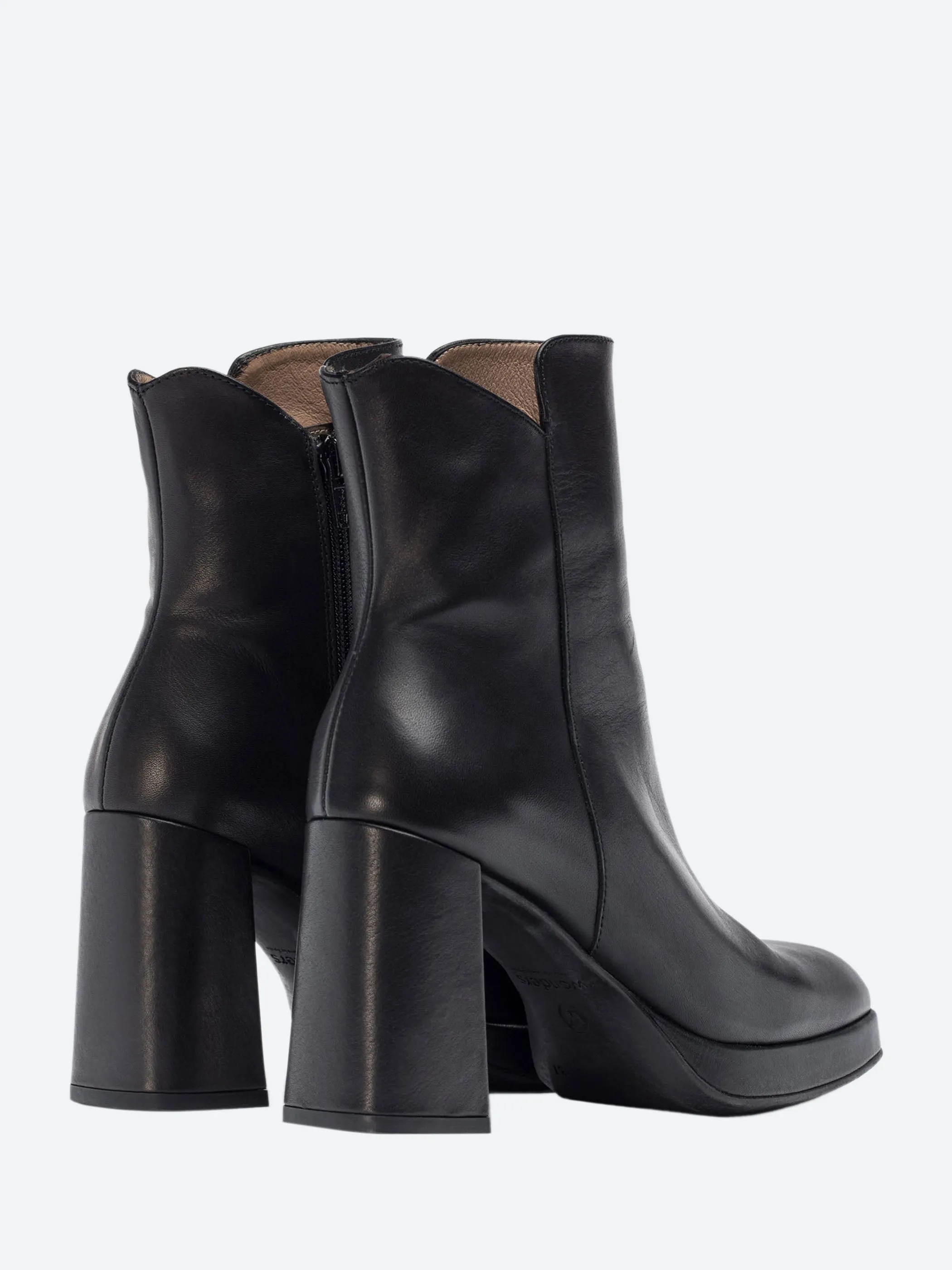 Platform Square-Toe Boot