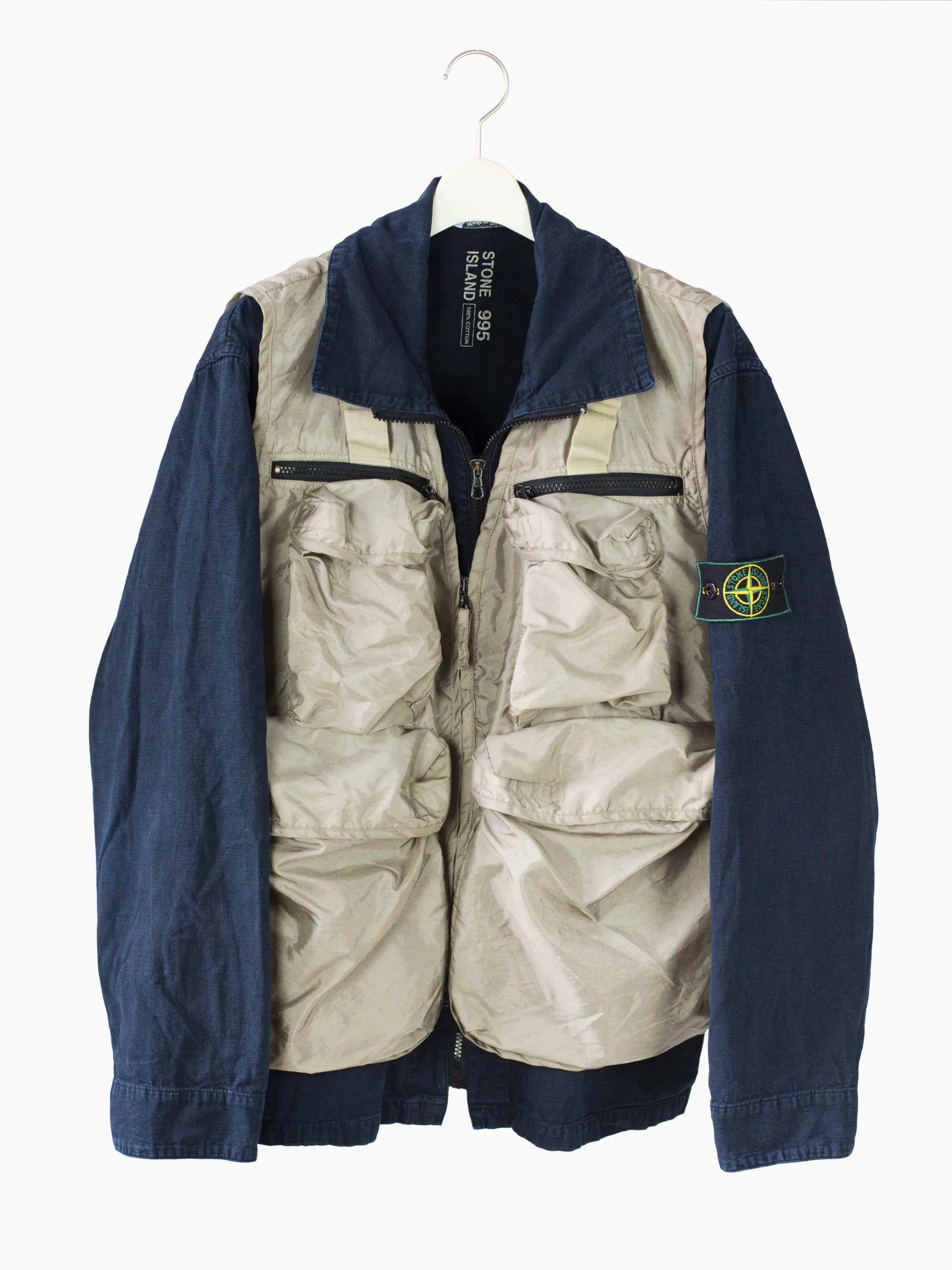 Stone Island AW95 Formula Steel Modular Combo Vest Jacket - rephrased to: Stone Island AW95 Steel Modular Vest Jacket