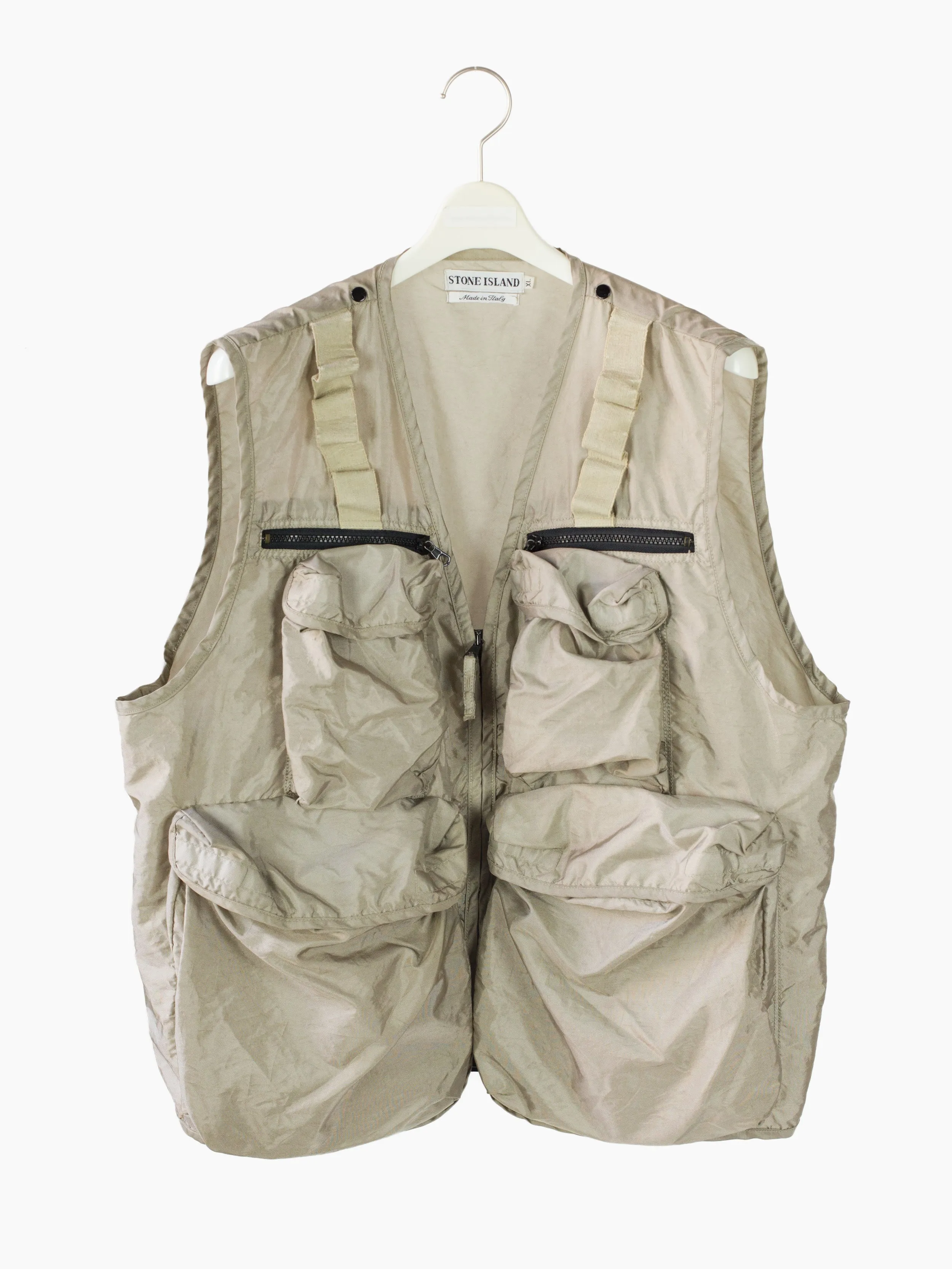 Stone Island AW95 Formula Steel Modular Combo Vest Jacket - rephrased to: Stone Island AW95 Steel Modular Vest Jacket