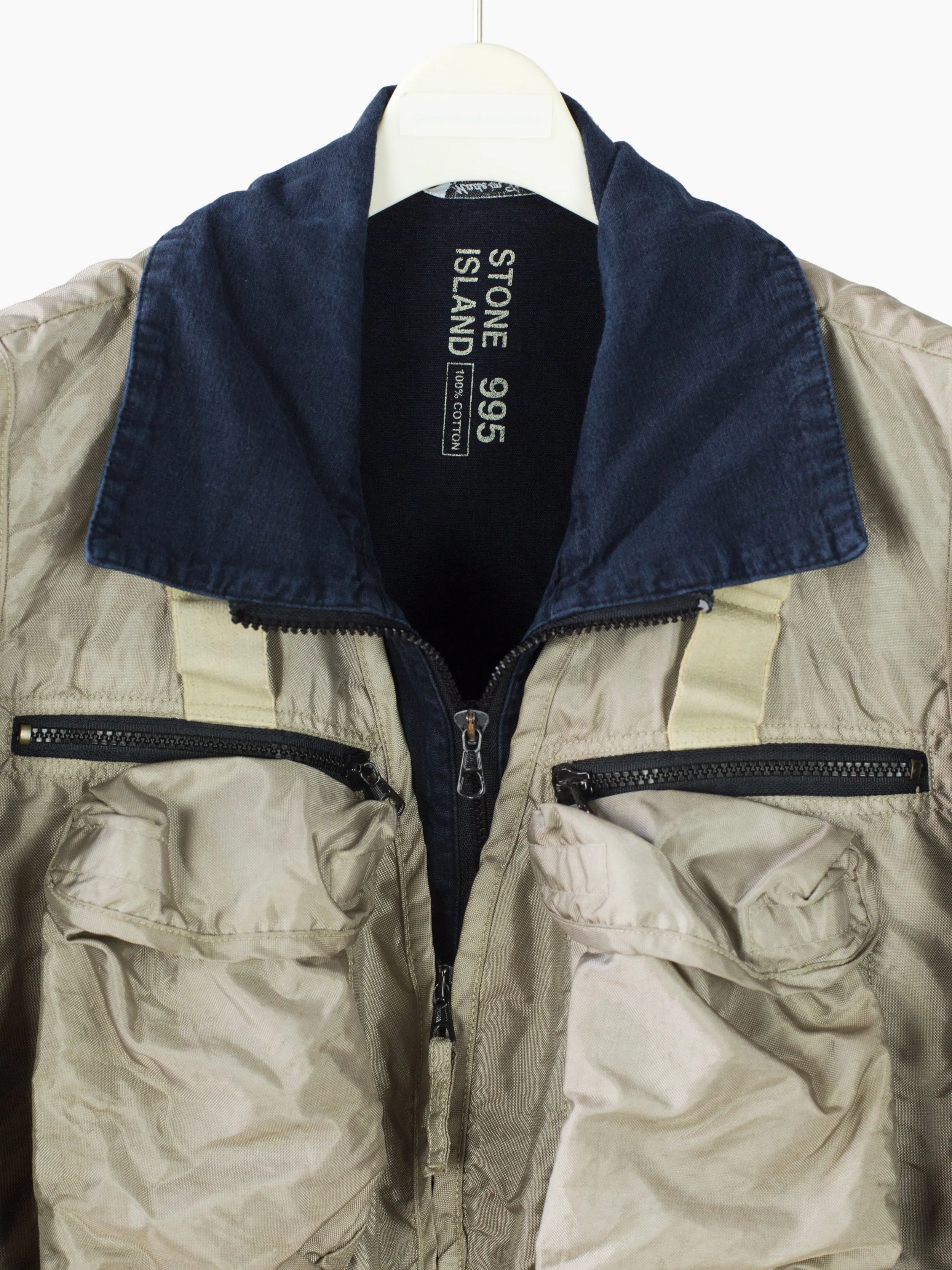 Stone Island AW95 Formula Steel Modular Combo Vest Jacket - rephrased to: Stone Island AW95 Steel Modular Vest Jacket