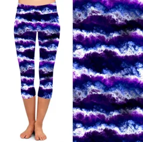 Stormy Skies Capri Leggings