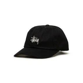 Stussy Stock Low Pro Cap in Black