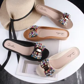 Stylish Diamond Slippers for Women