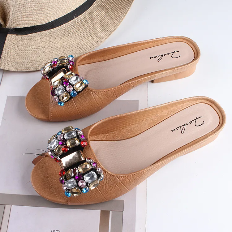 Stylish Diamond Slippers for Women