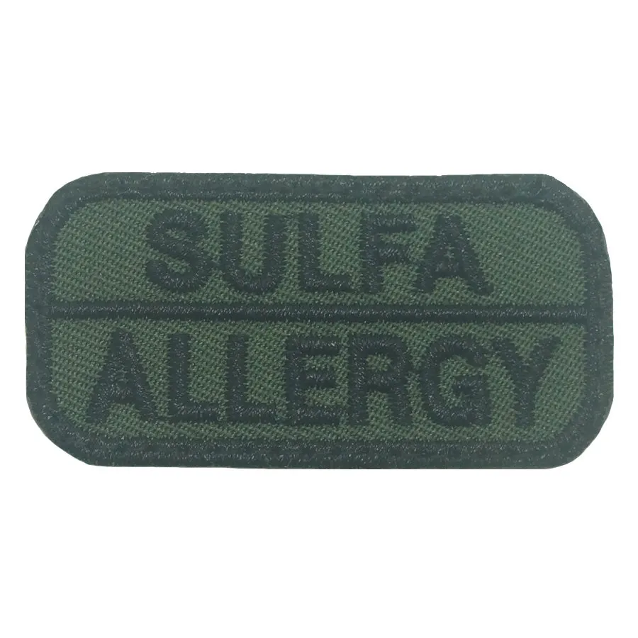 Sulfa Allergy Patch in OD Green