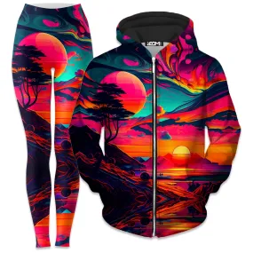 Sunset Hoodie and Leggings Set