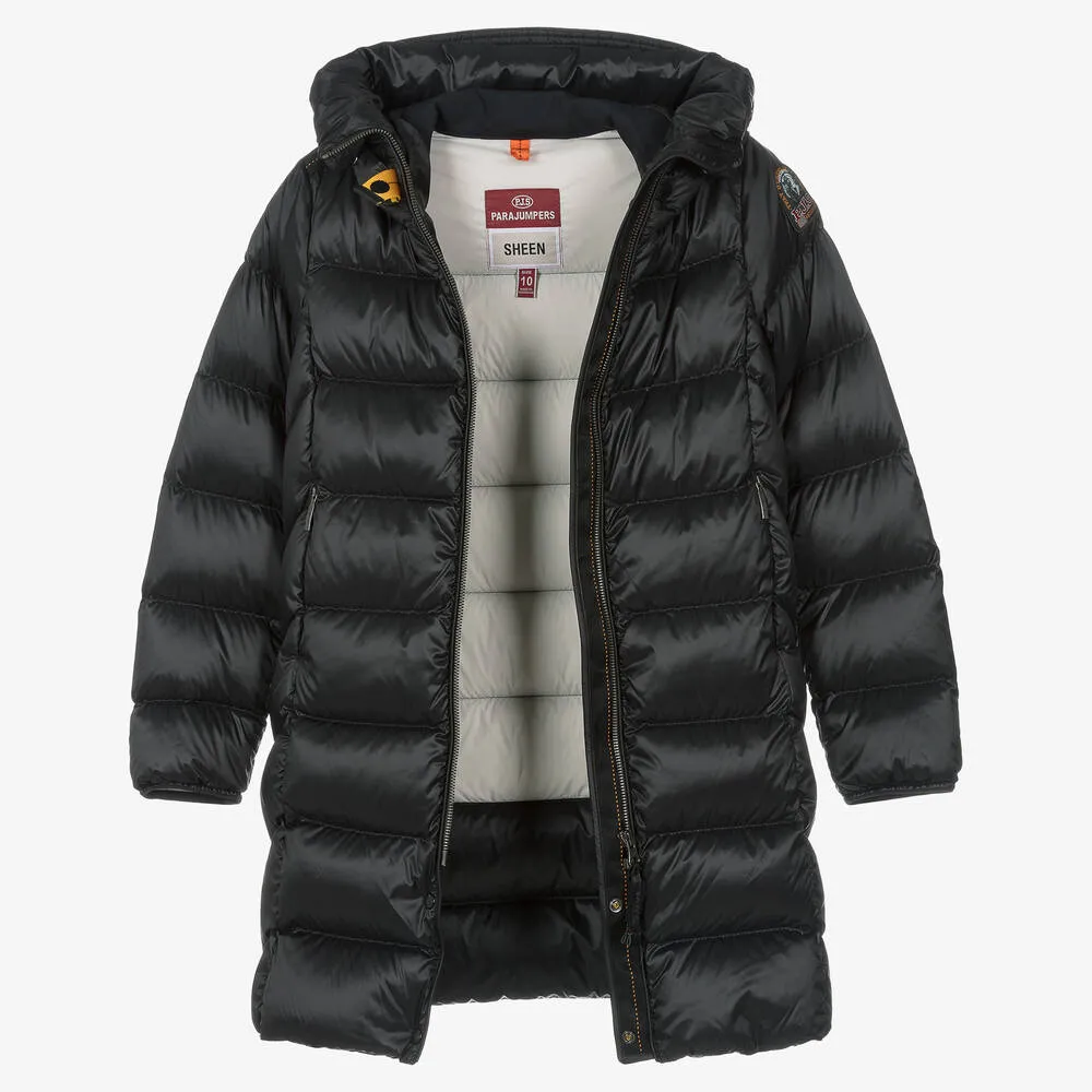 Teenage Girls Navy Blue Puffer Jacket