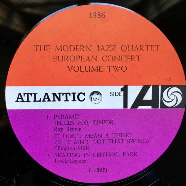 The Modern Jazz Quartet ~ European Concert: Volume Two