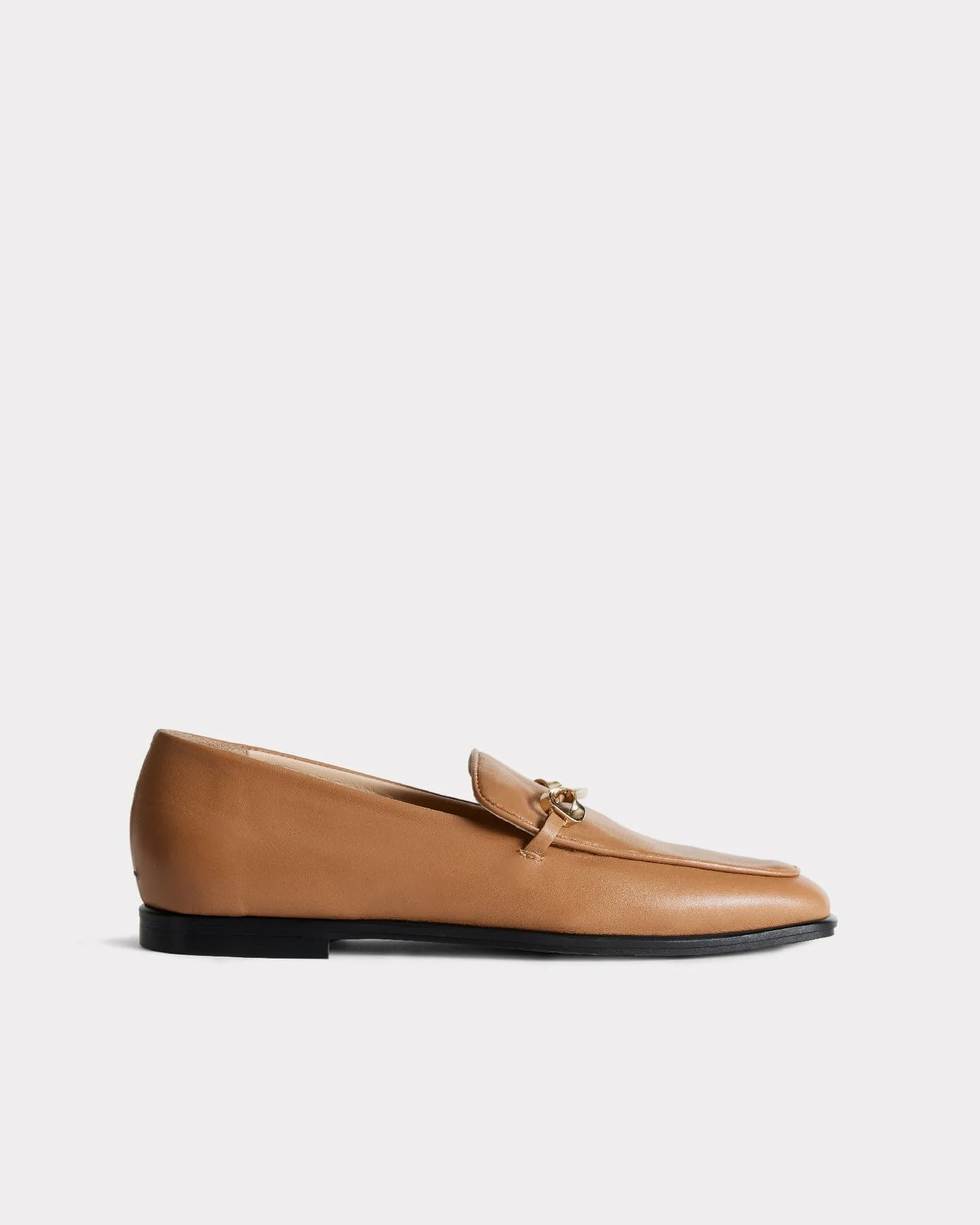 The Modern Moccasin - Tan With Hardware