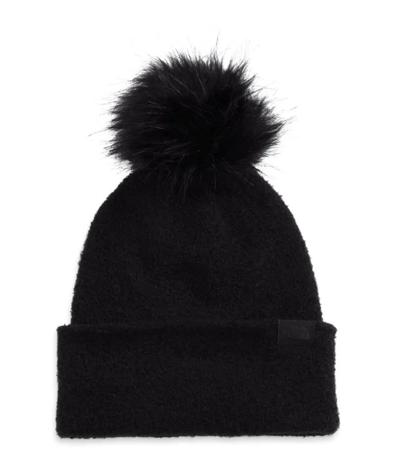 city plush pom beanie Womens North Face