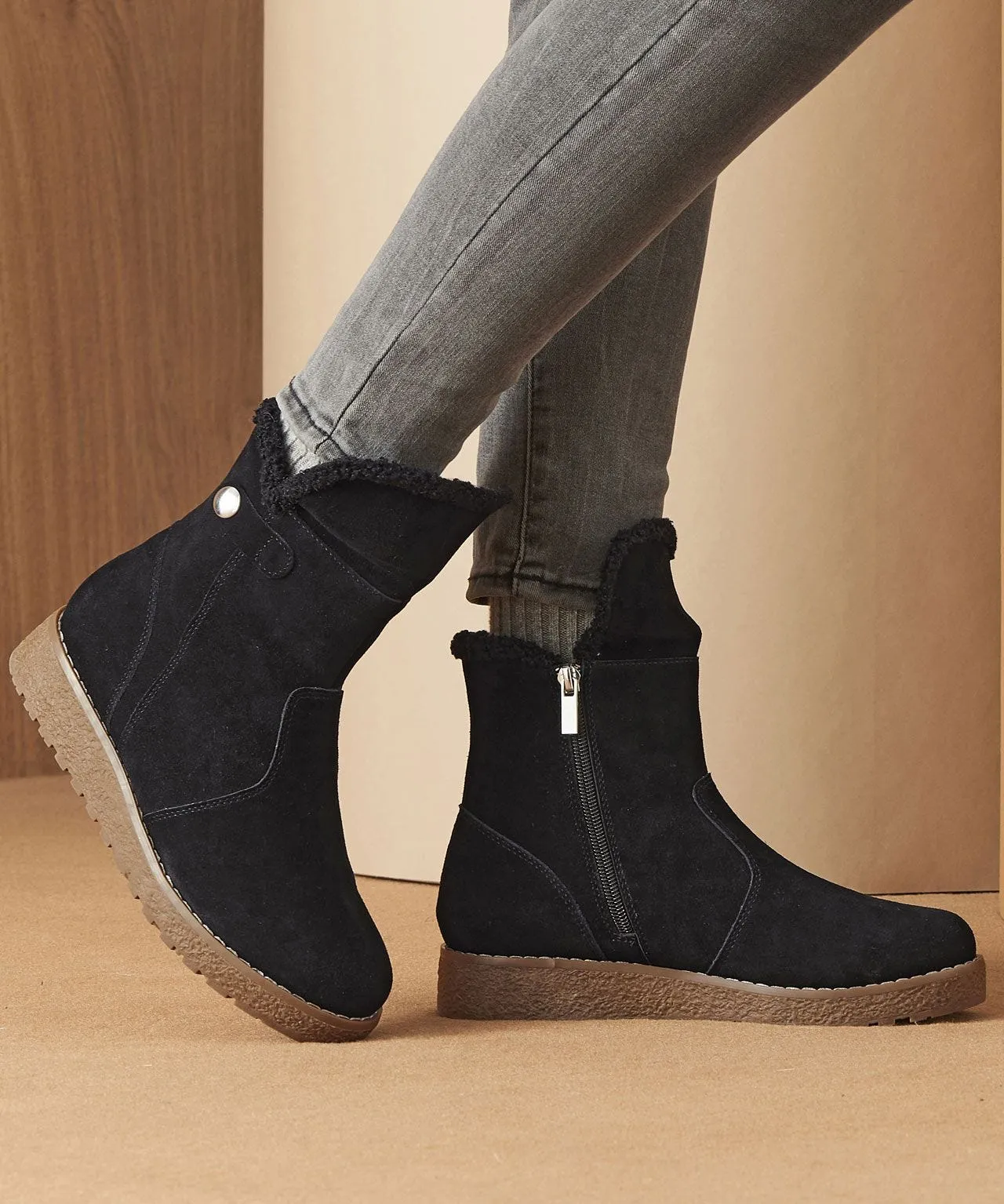 Suede Boots