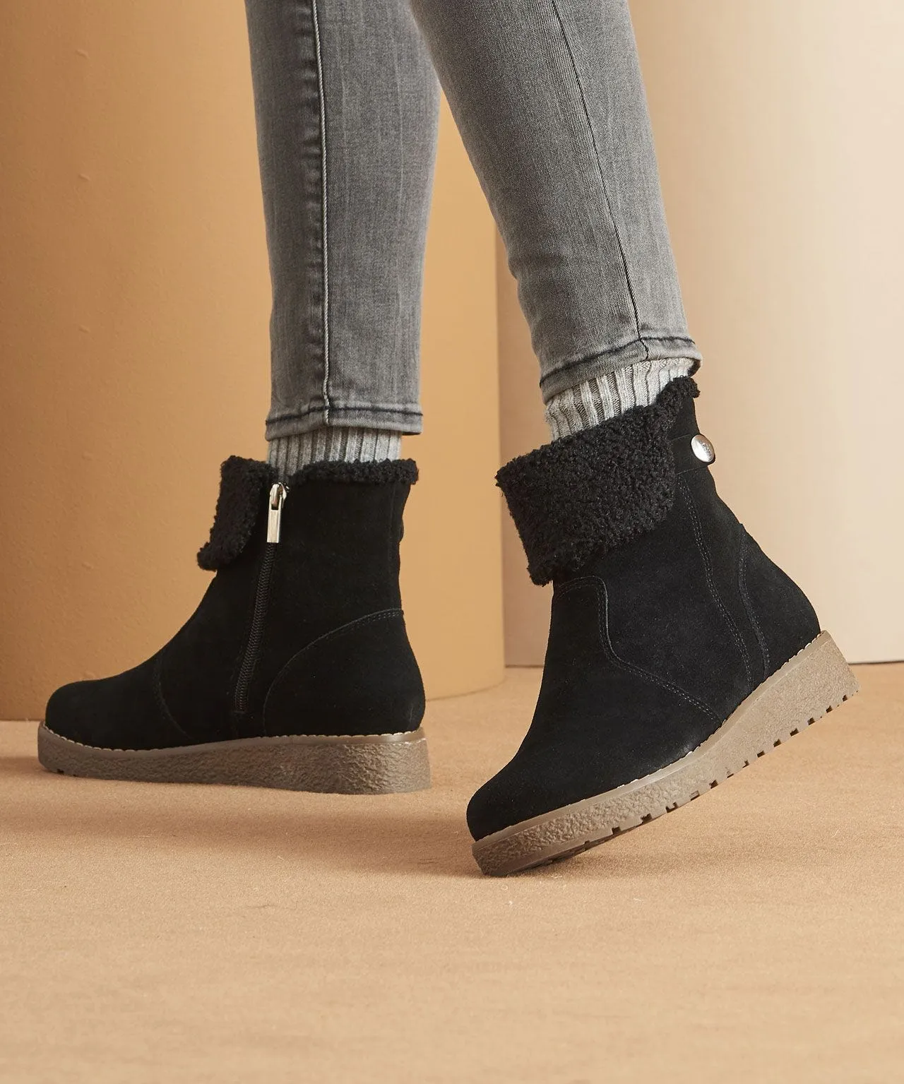 Suede Boots