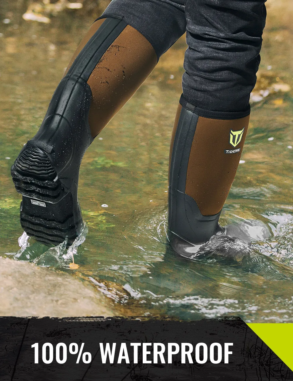 TideWe Rubber Boots with Steel Shank