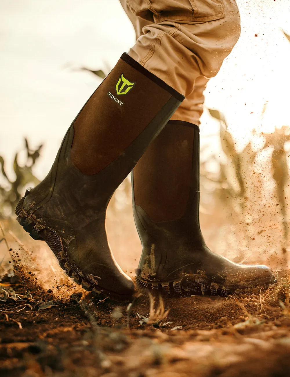 TideWe Rubber Boots with Steel Shank