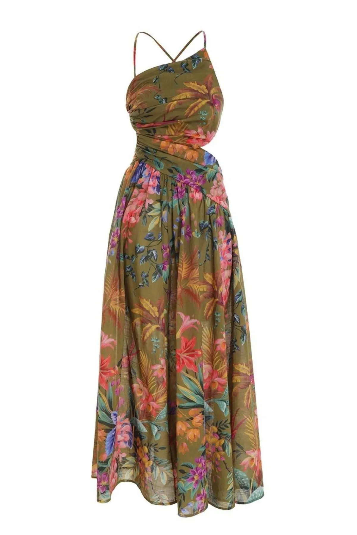 TROPICANA Asymmetric Dress by ZIMMERMANN - Retail Price $650