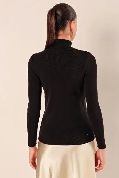 Knit Turtleneck Sweater