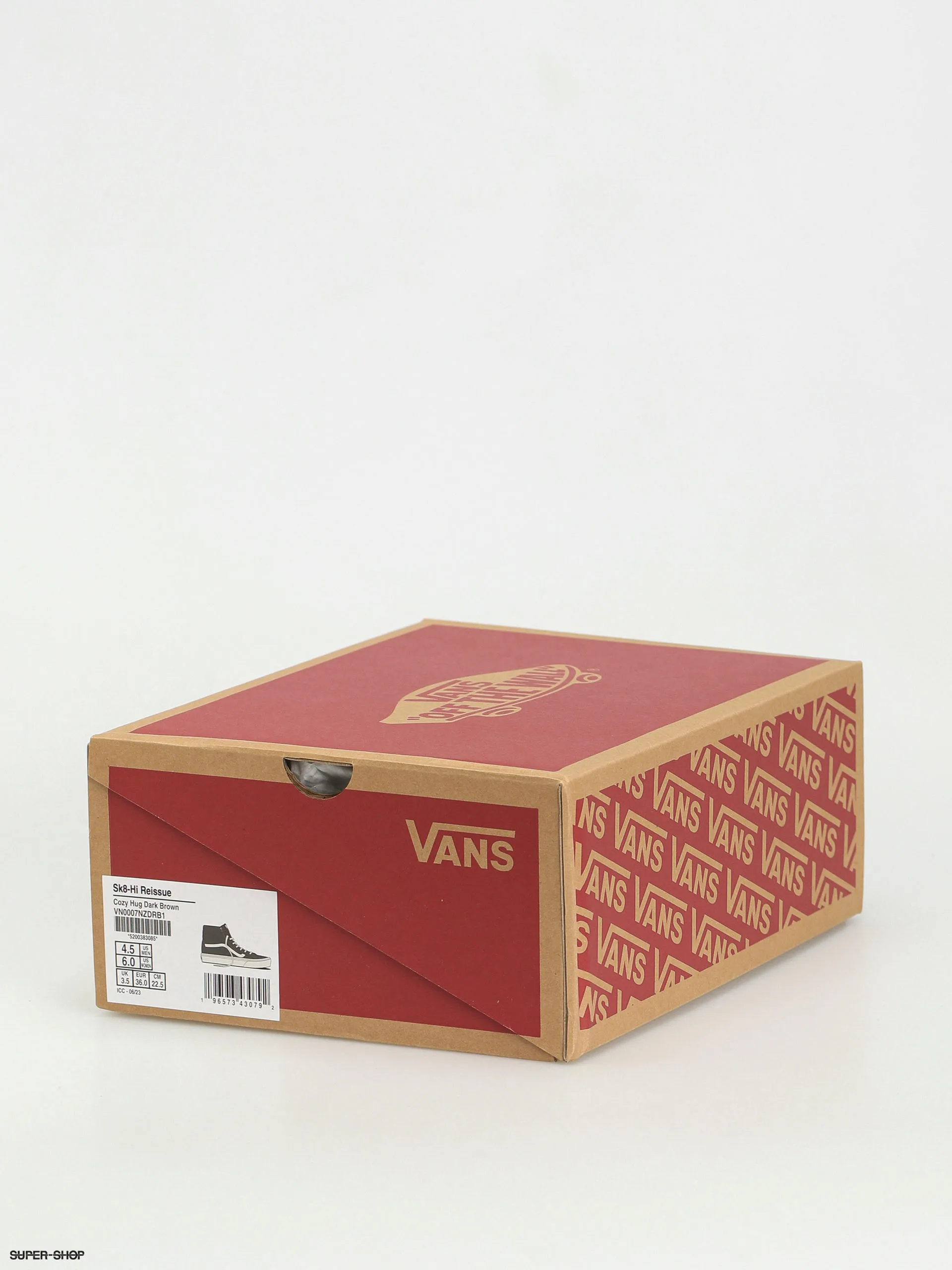 Vans Sk8 Hi Reissue Side Zip Shoes in Cozy Hug Dark Brown