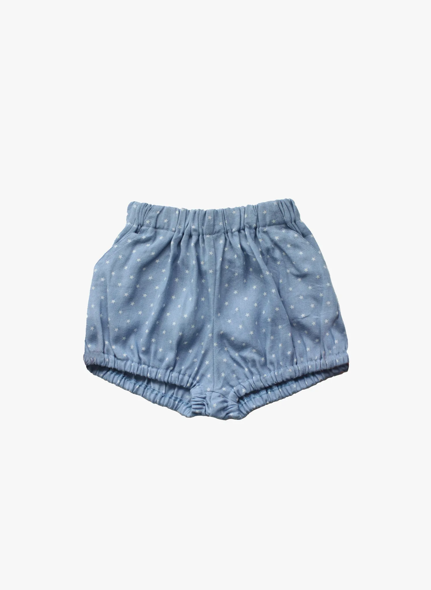 Vierra Rose Carrie Bubble Shorts Star Chambray