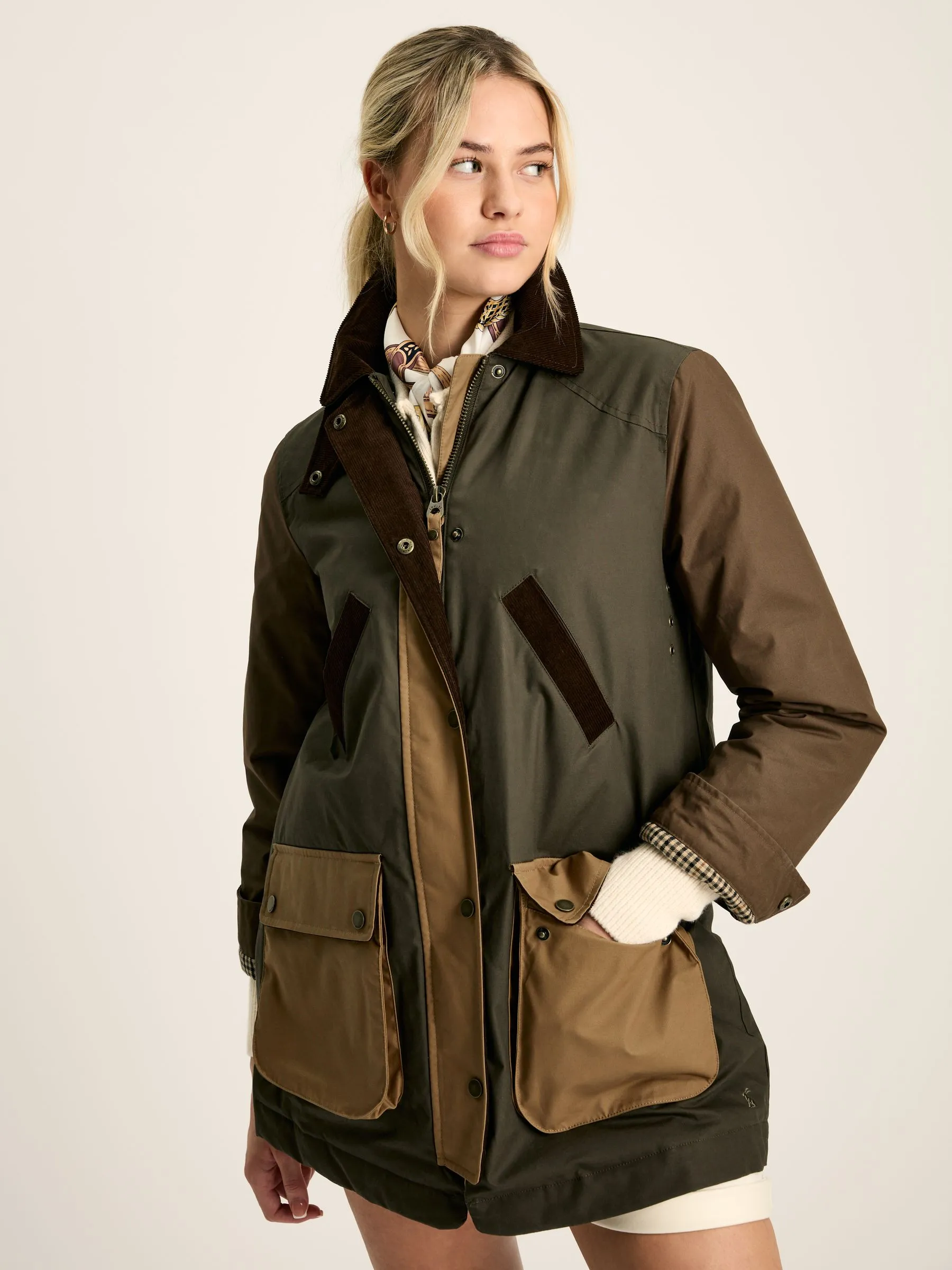 Waterproof Brown Khaki Dry Wax Coat