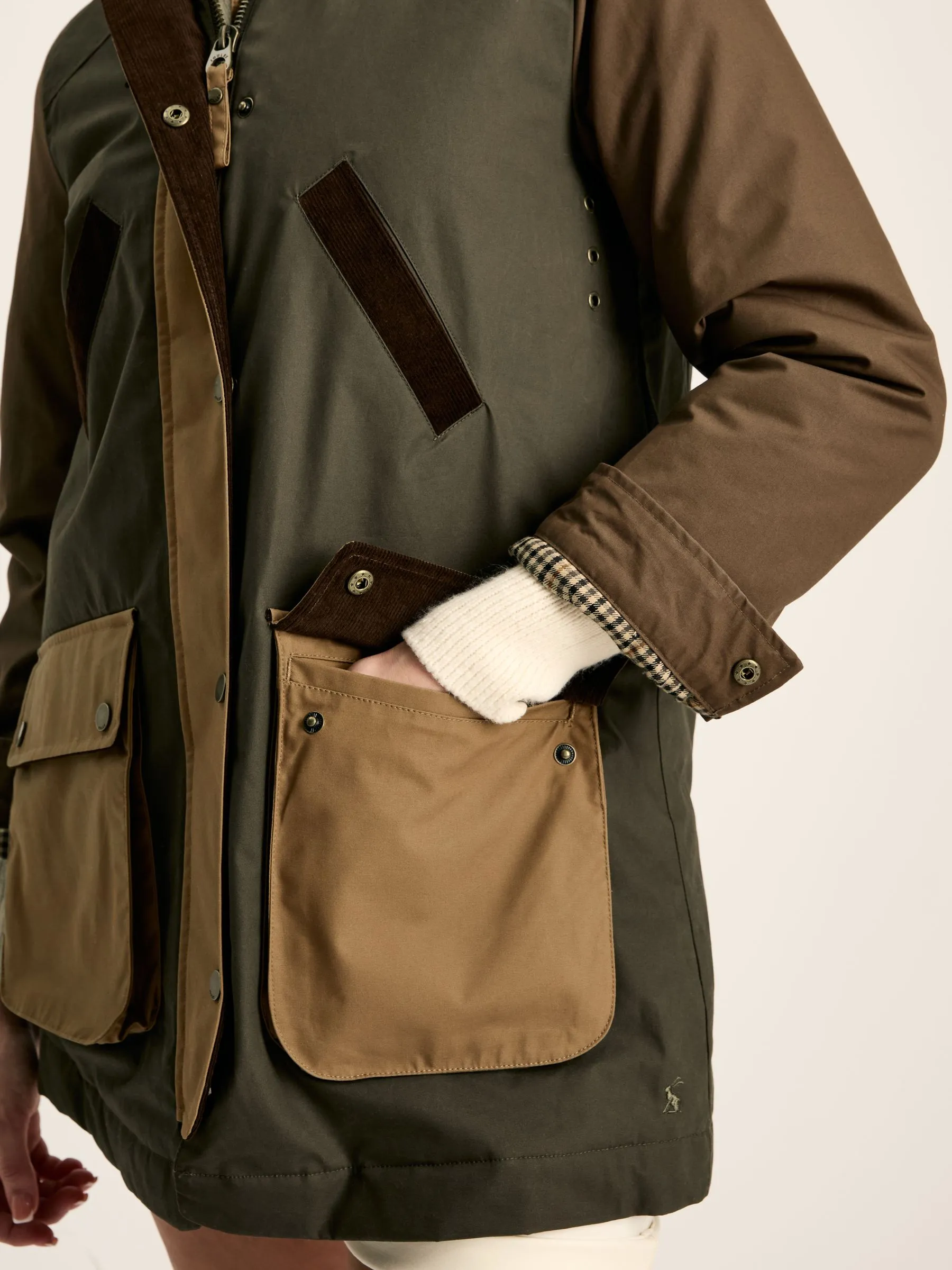 Waterproof Brown Khaki Dry Wax Coat