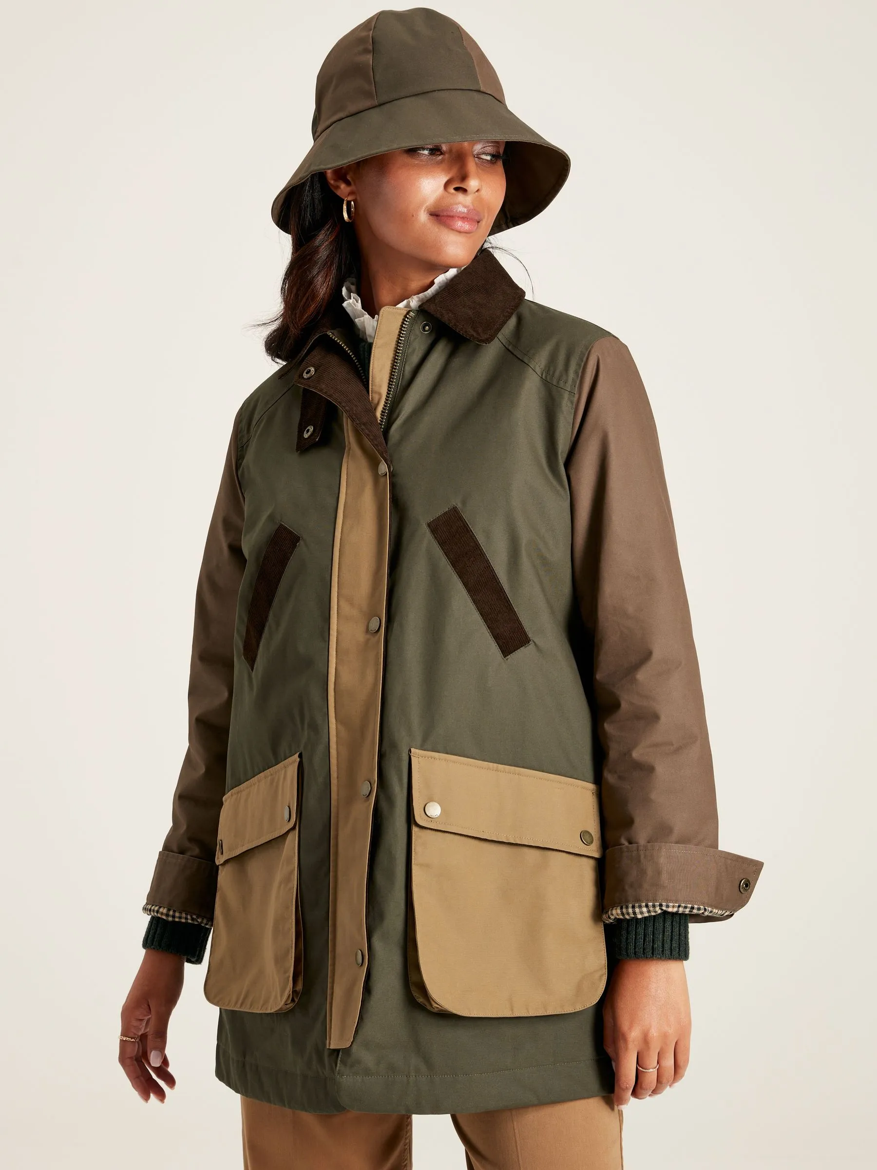 Waterproof Brown Khaki Dry Wax Coat