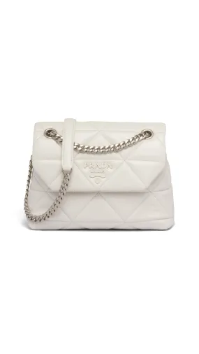 White Nappa Leather Mini Bag - Spectrum