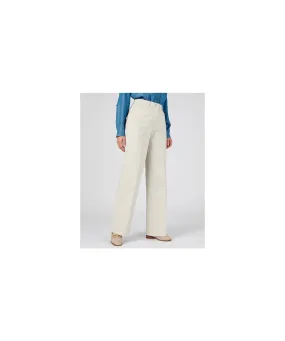 Wide Leg Stretch Cotton Pants