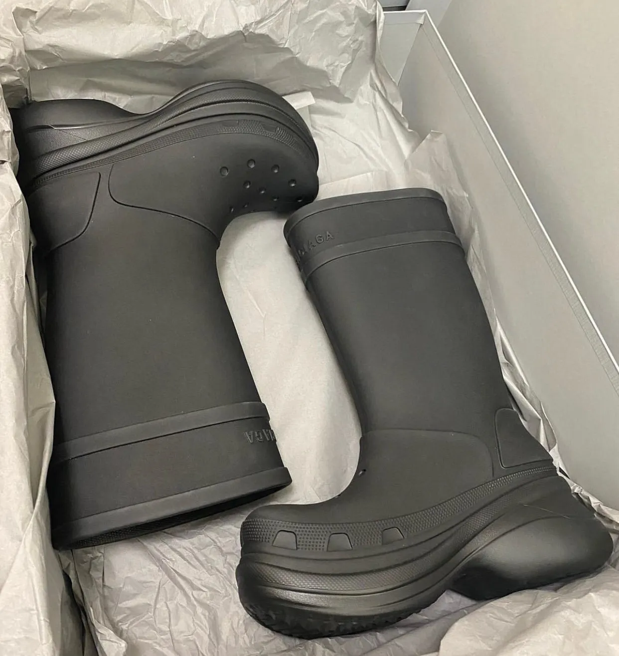 Womens Rain Croc Boots