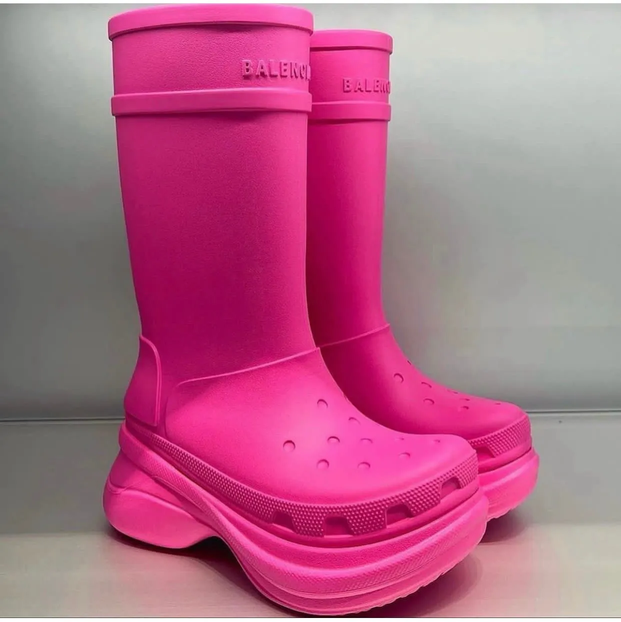 Womens Rain Croc Boots