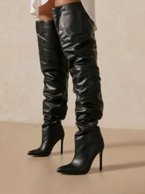 Women's Slouch Stiletto Heel Boots