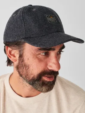 Wool Baseball Hat - Grey Heather