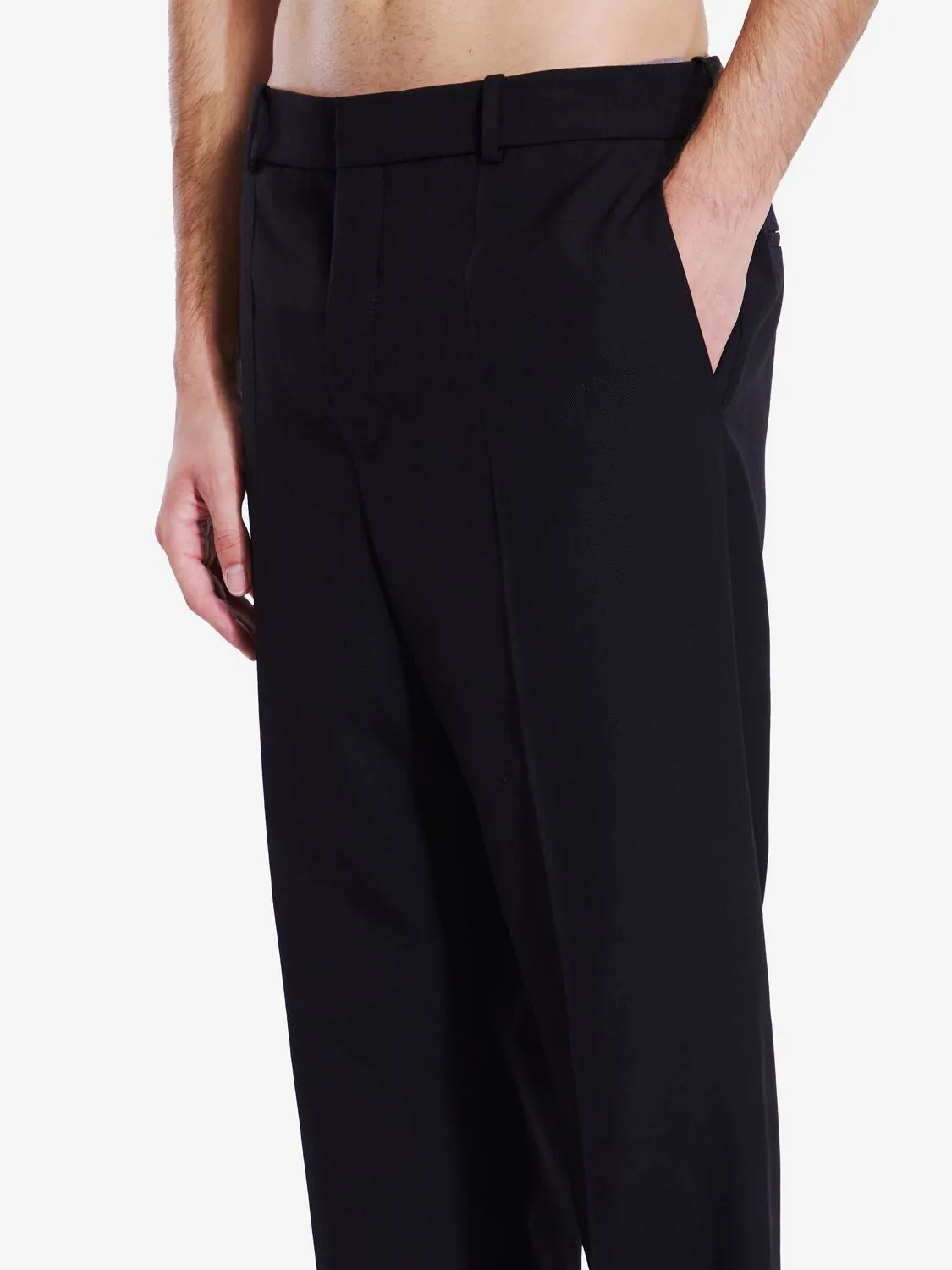 Wool Gabardine Trousers