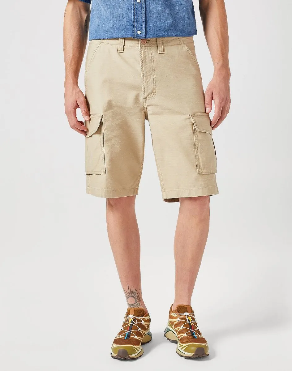 Wrangler Casey Cargo Shorts in Saddle Color