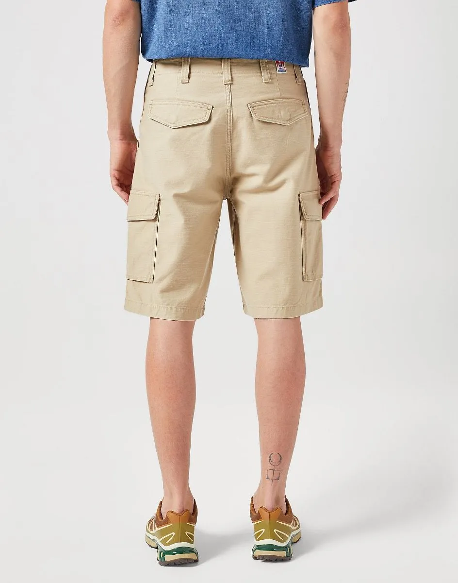 Wrangler Casey Cargo Shorts in Saddle Color