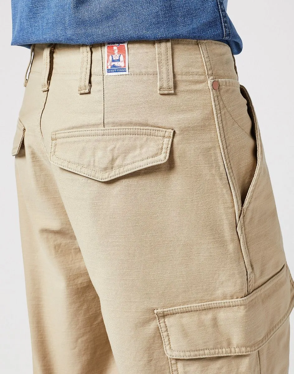 Wrangler Casey Cargo Shorts in Saddle Color